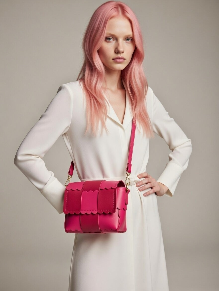 Pink tessute